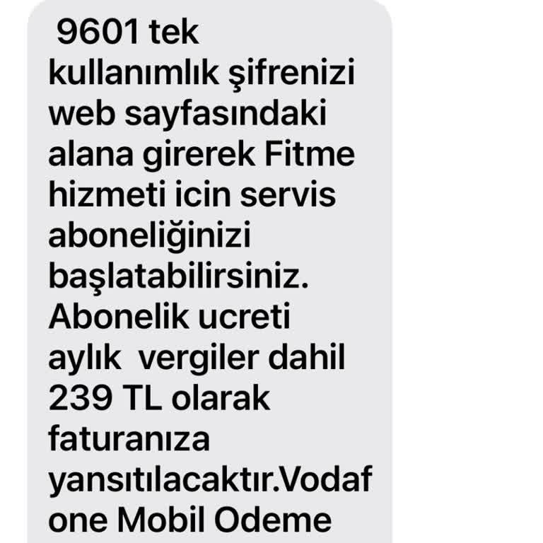Vodafone Fitme Üyeliği Şoku: Beklenmedik Fatura Yükü