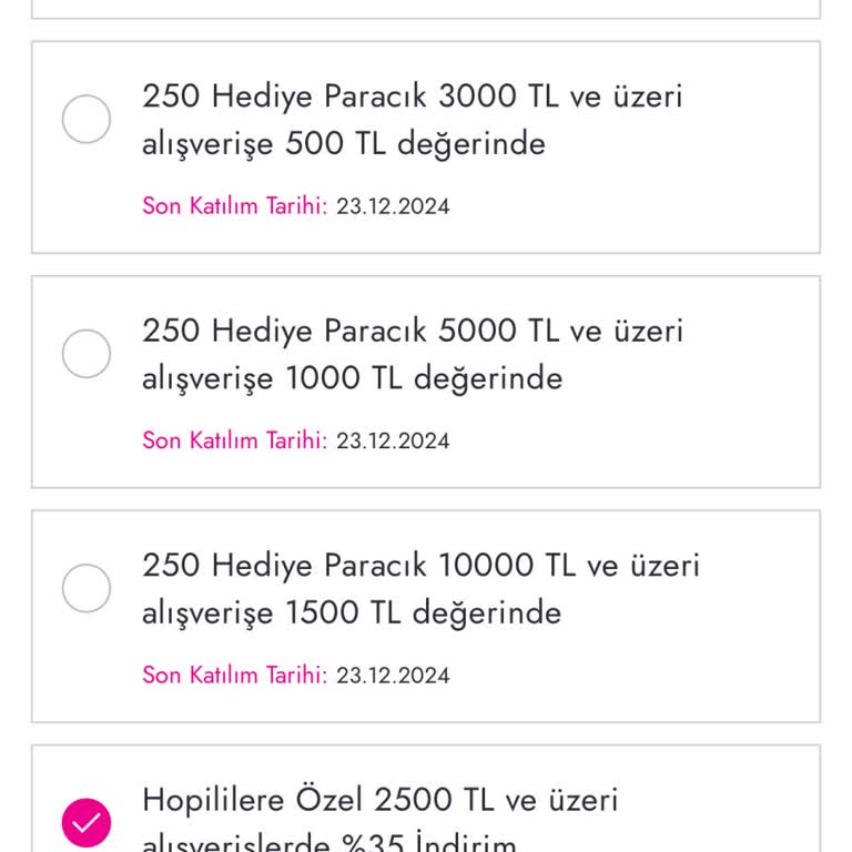 Hopi Sepete Özel Kampanyaları Neden Kullanamıyorum?