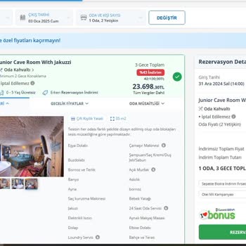 Selfie Cave Hotels Cappadocia Fazla Ödenen Fiyat Farkını Talep Ediyorum
