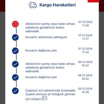 Aras Kargo'nun Yanıltıcı Teslimat Süreci Ve Şube Sorunları