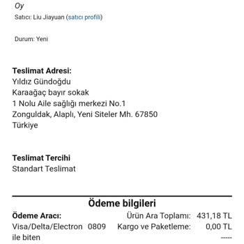 Beklenmedik Gümrük Ücreti Sürprizi