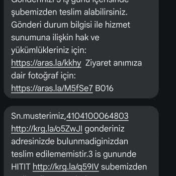 Kargom Adresime Ulaşmadan Teslim Edilemedi