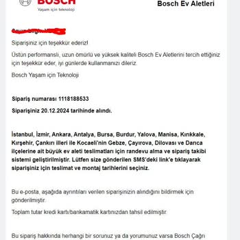 Kargo Kabusu Ve İade Çilesi: Bosch'un Kalitesi Sorgulanıyor