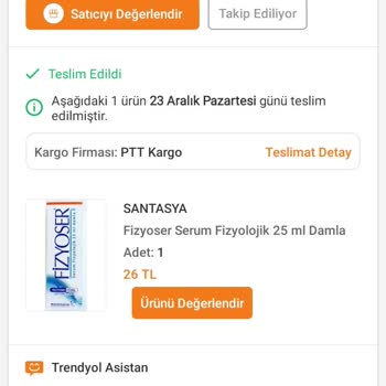 Trendyol'dan Gelen Tarihi Geçmiş Ürün Sorunu
