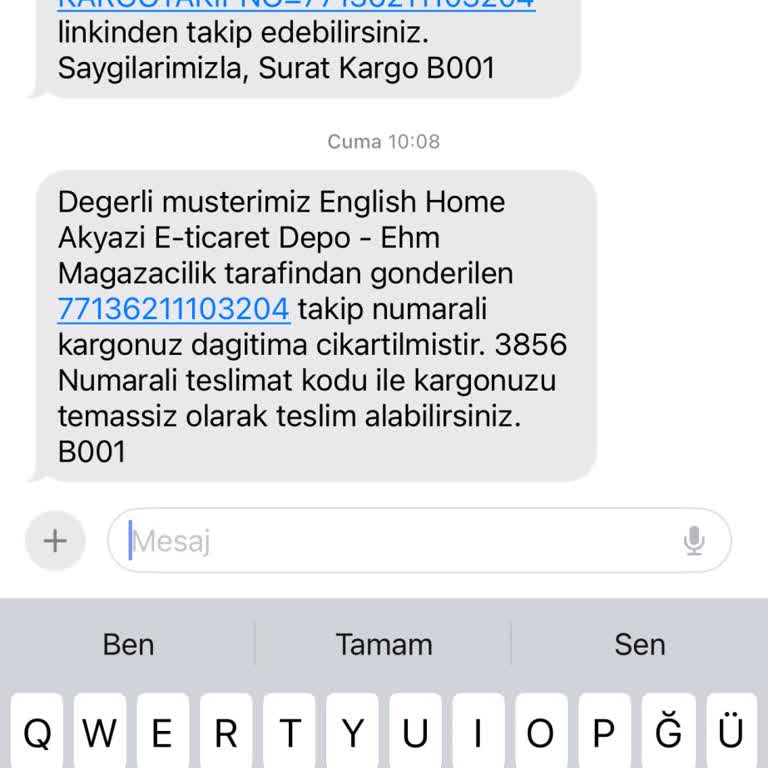 Kayıp Kargo Ve İlgisizlik