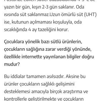 Bozuk Süt Ve Yetersiz Müşteri Hizmeti