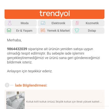 Yanlış Ürün İadesi Ve İlgisizlik