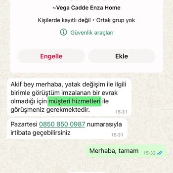 Yataş Mağazasındaki Eksik Belge Yüzünden Değişim Mağduriyeti