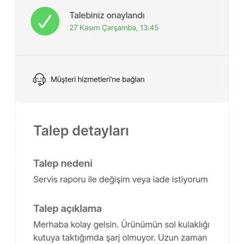 Hepsiburada'dan Aldığım Arızalı Kulaklık Ve İade Sorunu