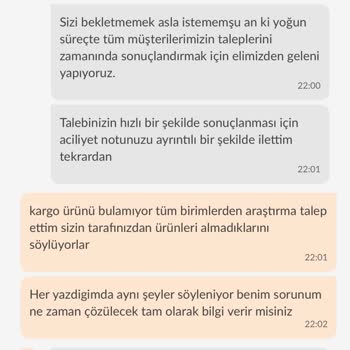 Kayıp Kargo Ve Çözüm Bulamayan Destek Süreci