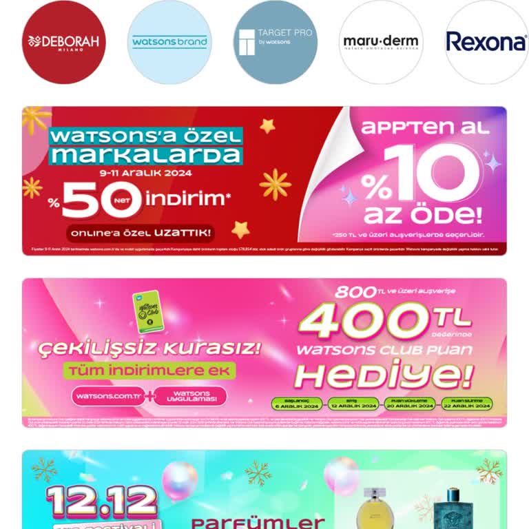 Watsons Kampanya Puanı Yüklenmedi