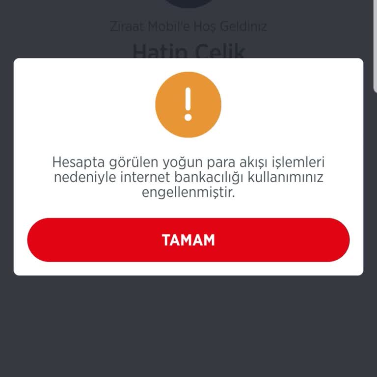 Hesabımın Haksız Yere Dondurulması Ve Ziraat Bankası'na Boykot