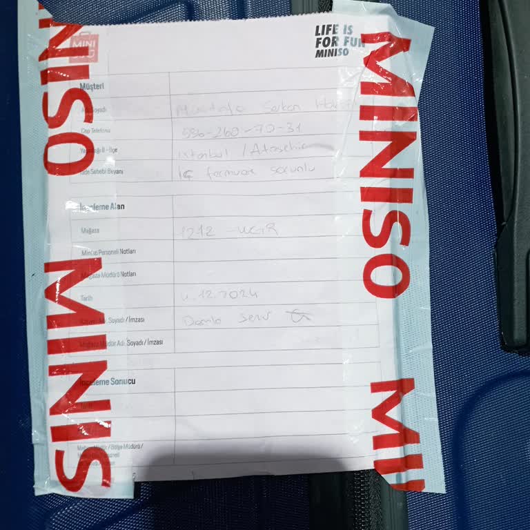 Miniso'da Valiz Değişiminde Hayal Kırıklığı