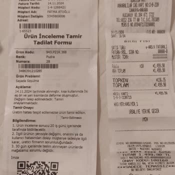 Ayakkabının Sağlık Sorunlarına Yol Açması Ve Değişim Talebi