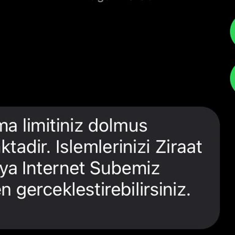Ziraat Bankası Bakiye Sorgulama Limiti Sorunu