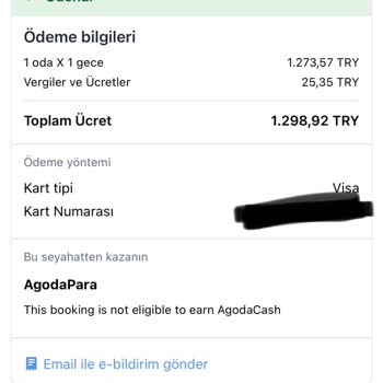 Rezervasyon Ücret Farkı Sorunu