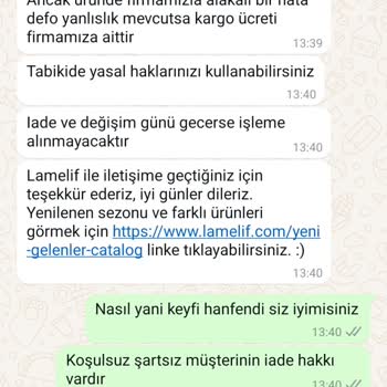 Yanıltıcı İade Politikası Ve İletişim Sorunları