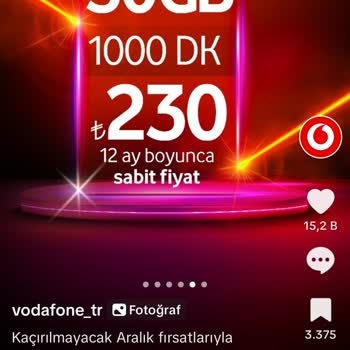 Vodafone'un Ani Kampanya Sonu Hayal Kırıklığı