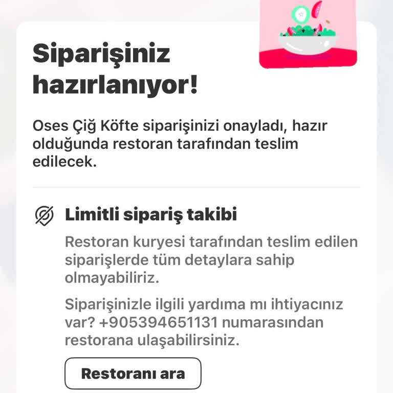 Gece Geç Saatte İptal Edilen Sipariş Mağduriyeti