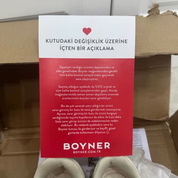 Boyner'den Aldığım Ayakkabının Durumu Şaşkınlık Yarattı