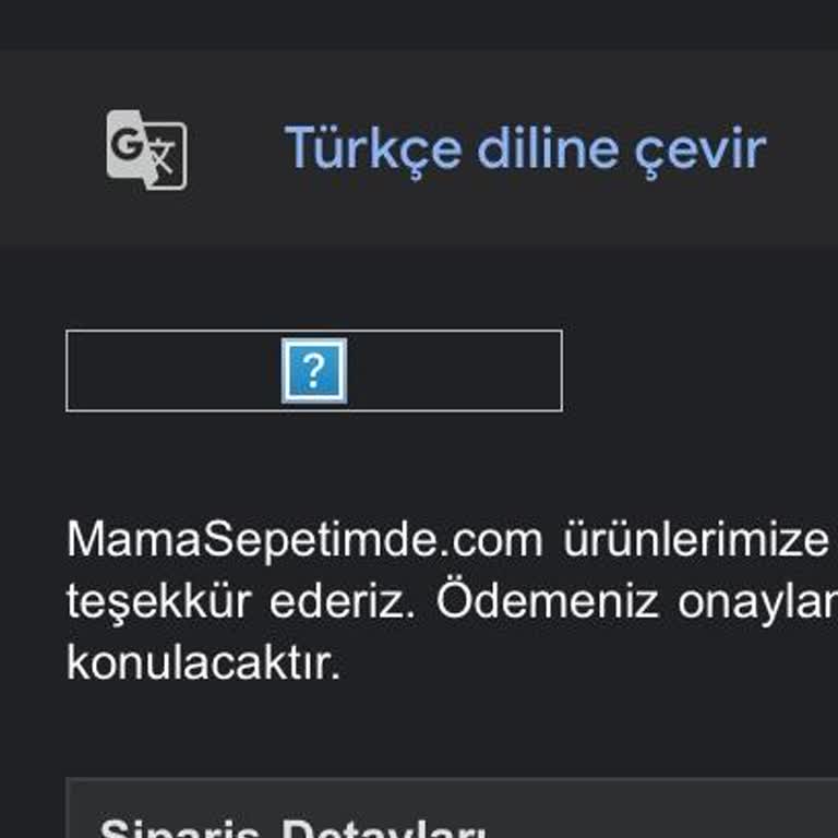 Mamasepetimde.com: İletişimsizlik Ve Kargomun Gönderilmemesi