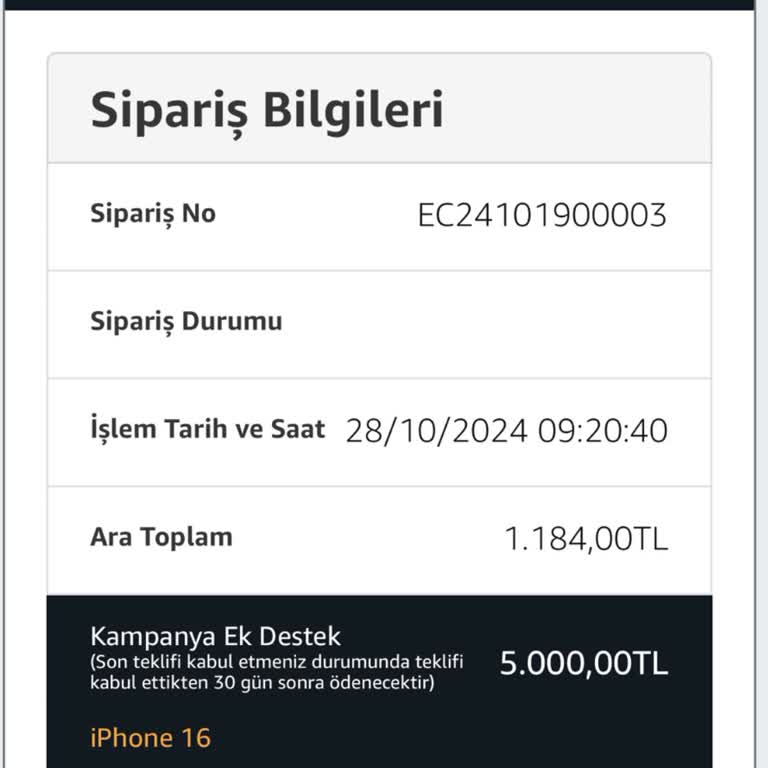 EasyCep Ek Destek Ücreti Halen Yatırılmadı