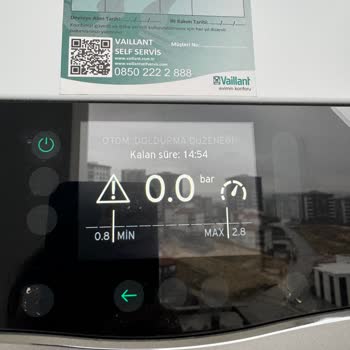 Vaillant Su Basıncı Sorunu Ve Yetersiz Müşteri Hizmeti