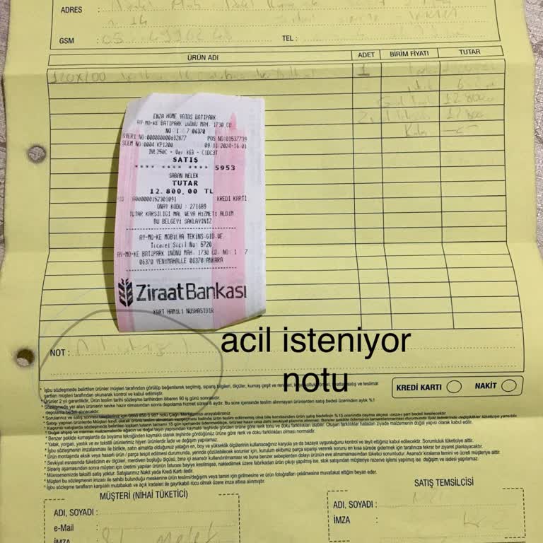 Yataş'tan Aldığım Ürünün Teslimatında Yaşanan Sorunlar Ve Müşteri Hizmeti Eksiklikleri