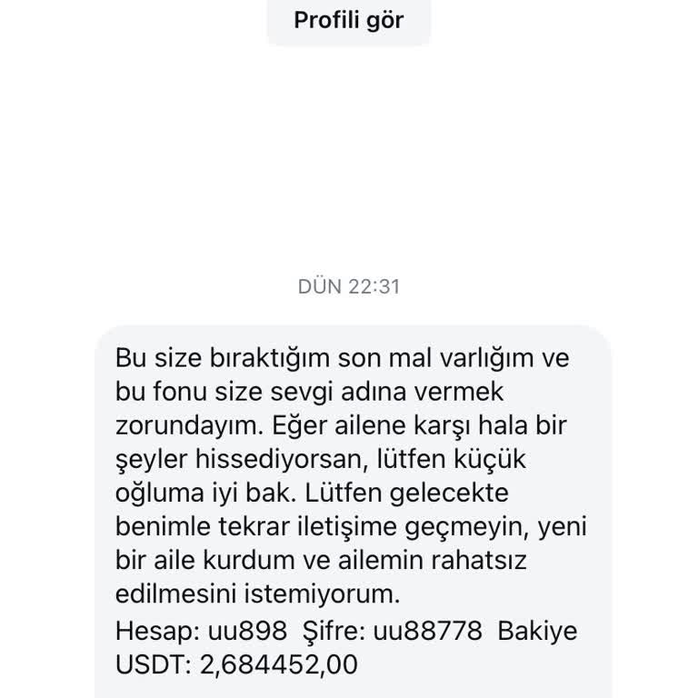 Yanlış Hesap Mesajı Ve Güvenlik İhlali