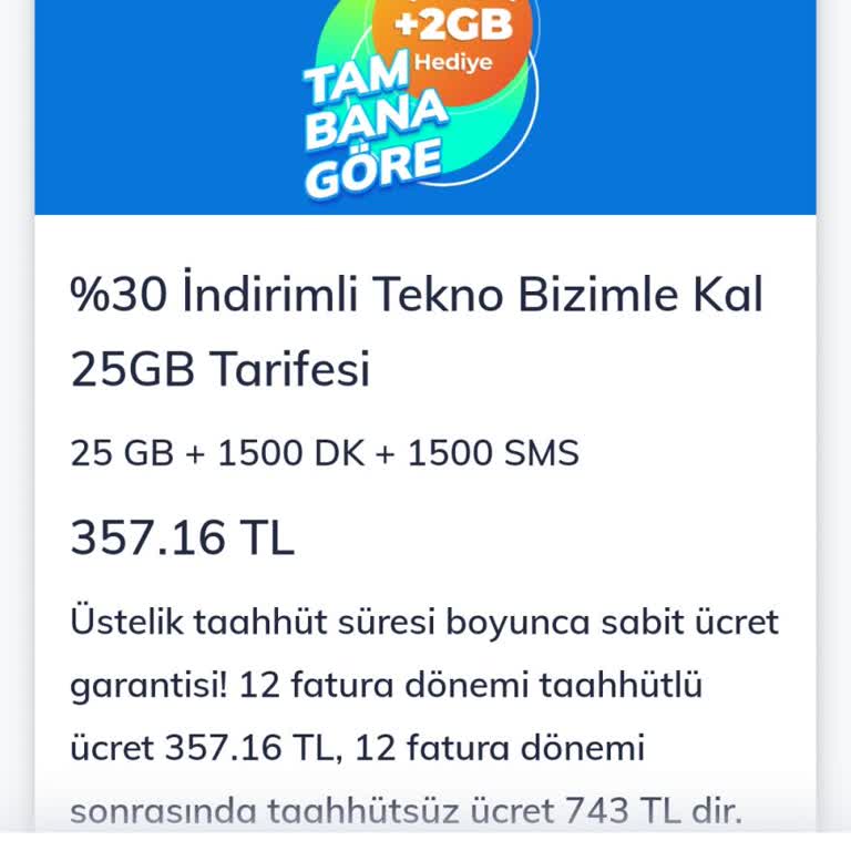 Teknocell'de Tarifelerdeki Belirsiz Fiyatlandırma Sorunu