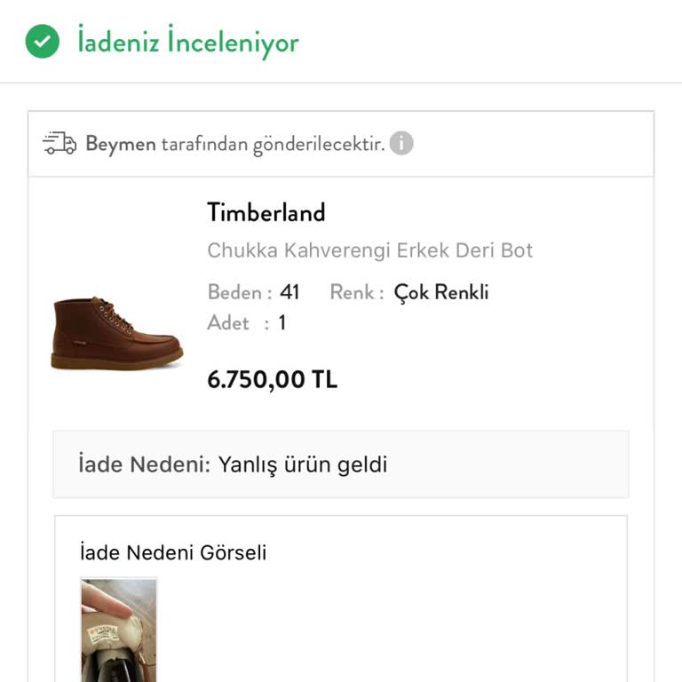 Beymen Yanlış Numara Ve İade Sürecinde Sorunlar!