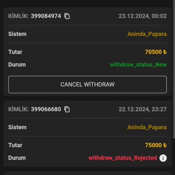 Üyelik İptali Ve Çekim Sorunları
