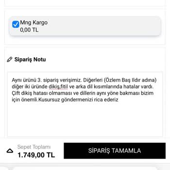 Yeşil Ayakkabı Sitesinde Defolu Ürün Sorunu