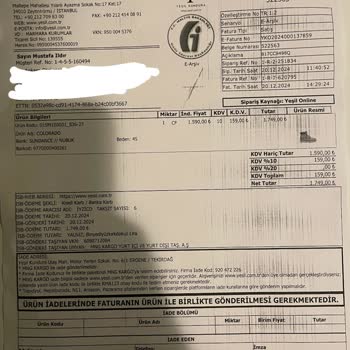 Yeşil Ayakkabı Sitesinde Defolu Ürün Sorunu