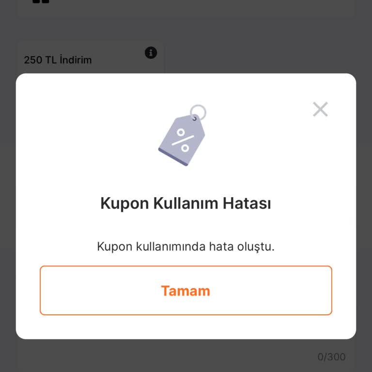 Kupon Kodu Hatası Ve İletişim Sorunu