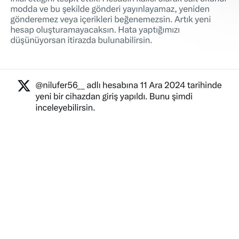 Twitter Hesabım Askıya Alındı, Yardım Edin