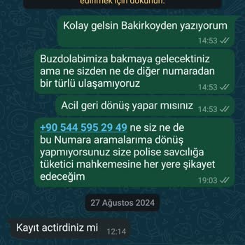 Buzdolabı Servisine Ulaşamama Ve Buzlanma Sorunu