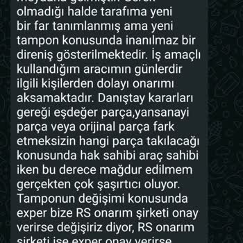 Sigorta Ve Servis İşbirliğinde Tampon Sorunu