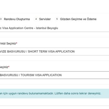 VFS Global Randevu Sorunu: Çözüm Bekliyoruz