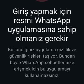 WhatsApp Giriş Sorunu Ticaretimi Engelliyor