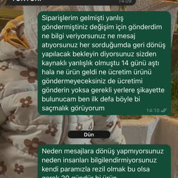 Yanlış Ürün Ve İletişimsizlik Sorunu