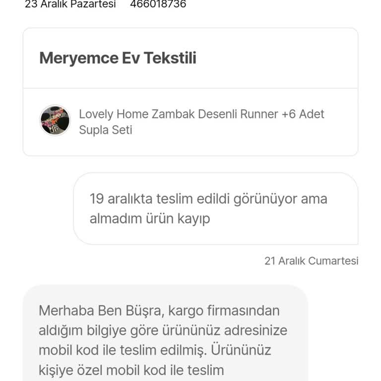 Hepsijet Kargo Teslimat Sorunu
