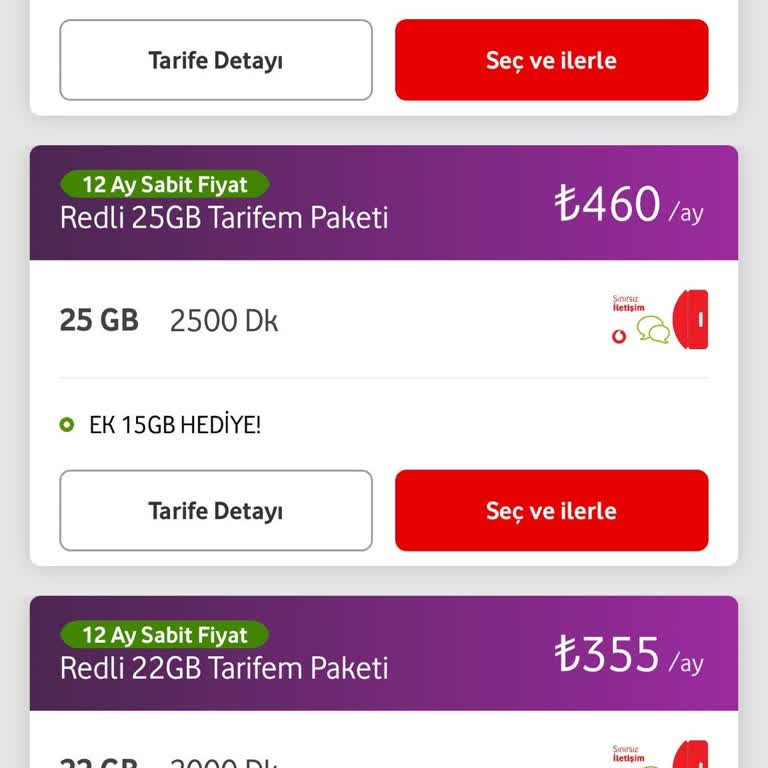 Vodafone'un Öğrenci Dostu Olmayan Paket Fiyatları
