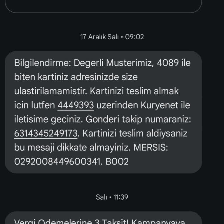 Kuryenet Randevu Sistemi Sorunu