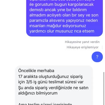 Instagram Siparişimde Muhatap Bulamıyorum