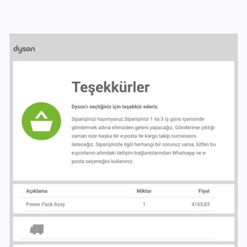 Dyson Batarya Stok Sorunu Ve Yanıltıcı Bilgilendirme