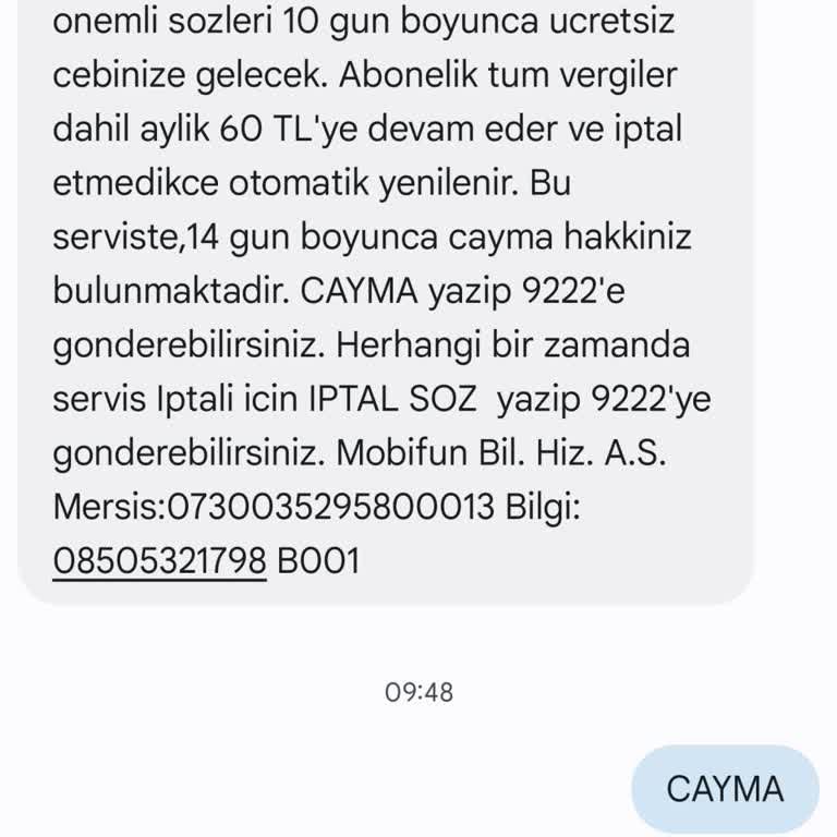 Kişisel Verilerin İzinsiz Paylaşımı Ve Haksız Abonelik
