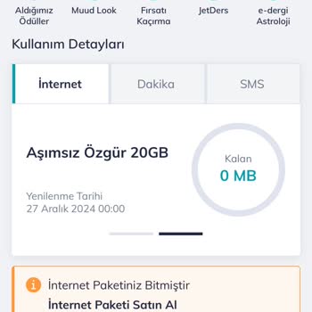 Beklenmedik İnternet Tüketimi Sorunu