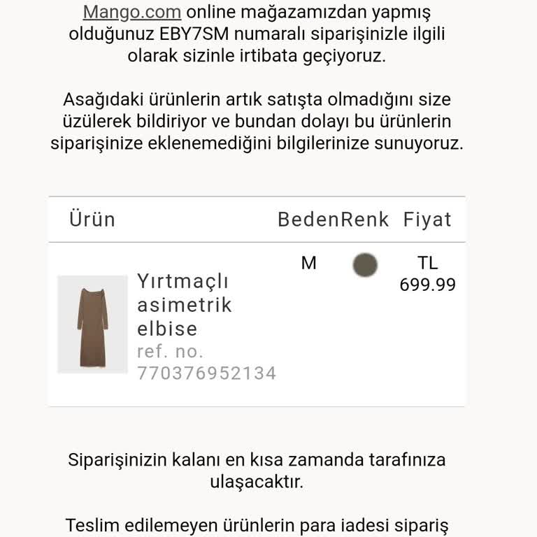 Mango'nun Stok Yanıltmacası: İptal Edilen Sipariş Ve Satışta Olan Ürün