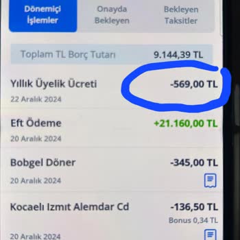 Denizbank Yıllık Kart Aidatı İadesi Talebi